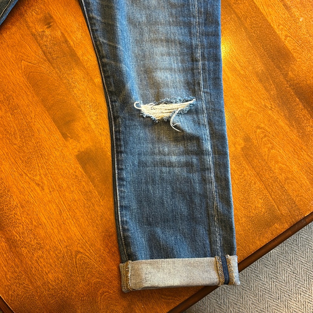 Madewell cropped straight leg jean